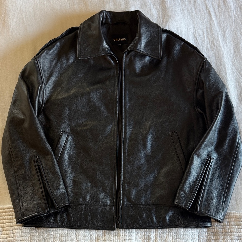 Alek Leather Jacket Grlfrnd